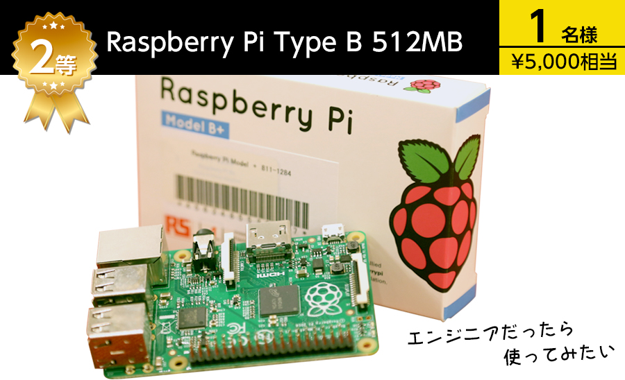 ２等　raspberrypi