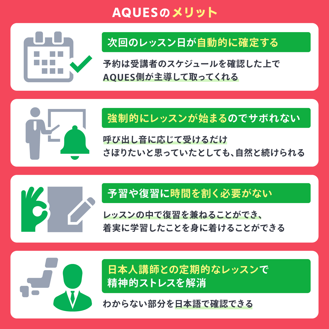 AQUESのメリット