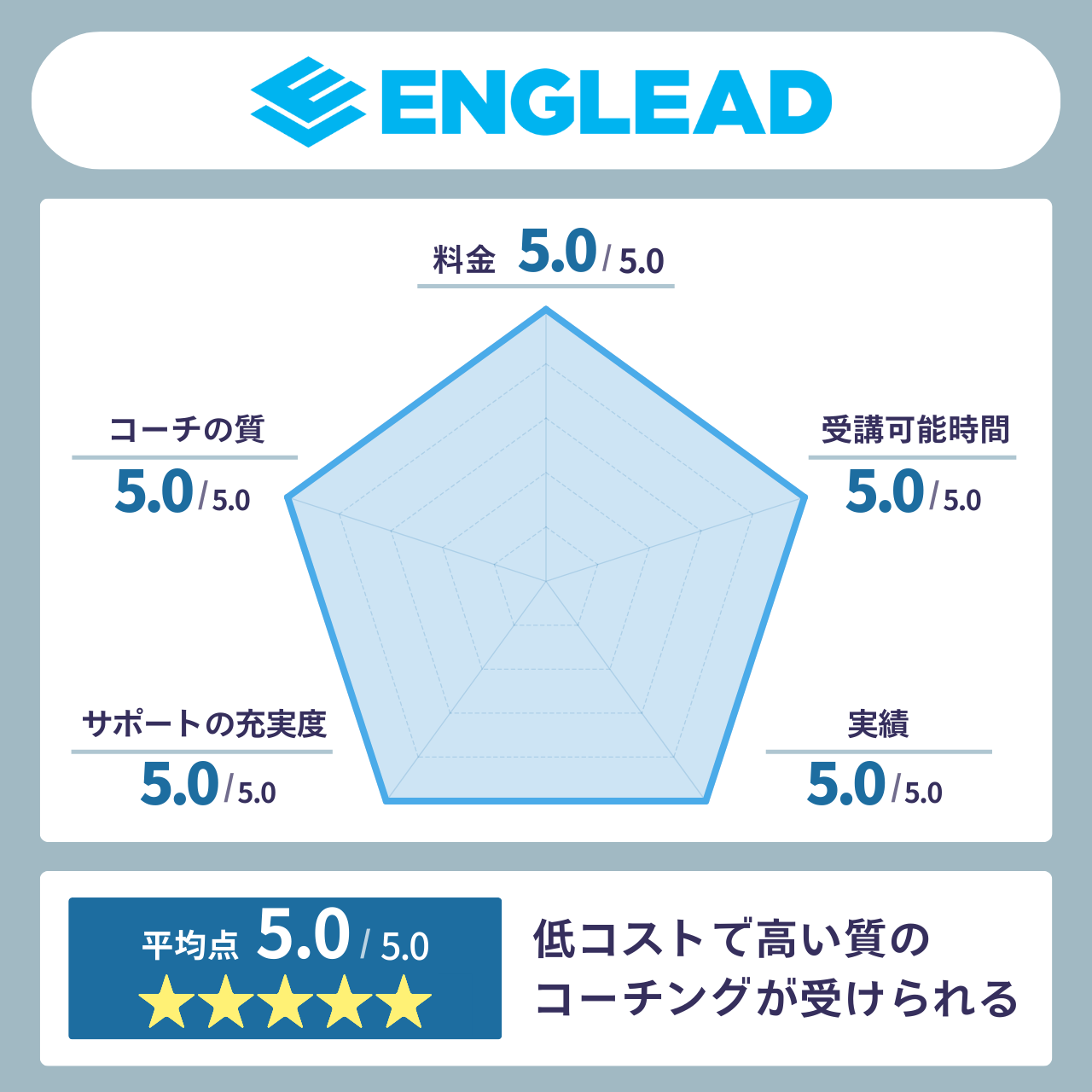 イングリード レーダーチャート