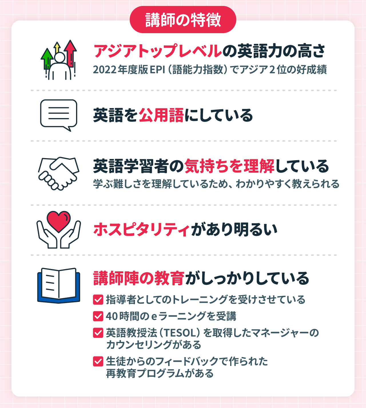 kimini英会話の講師