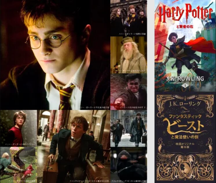 U-NEXTハリーポッター公式サイト画像