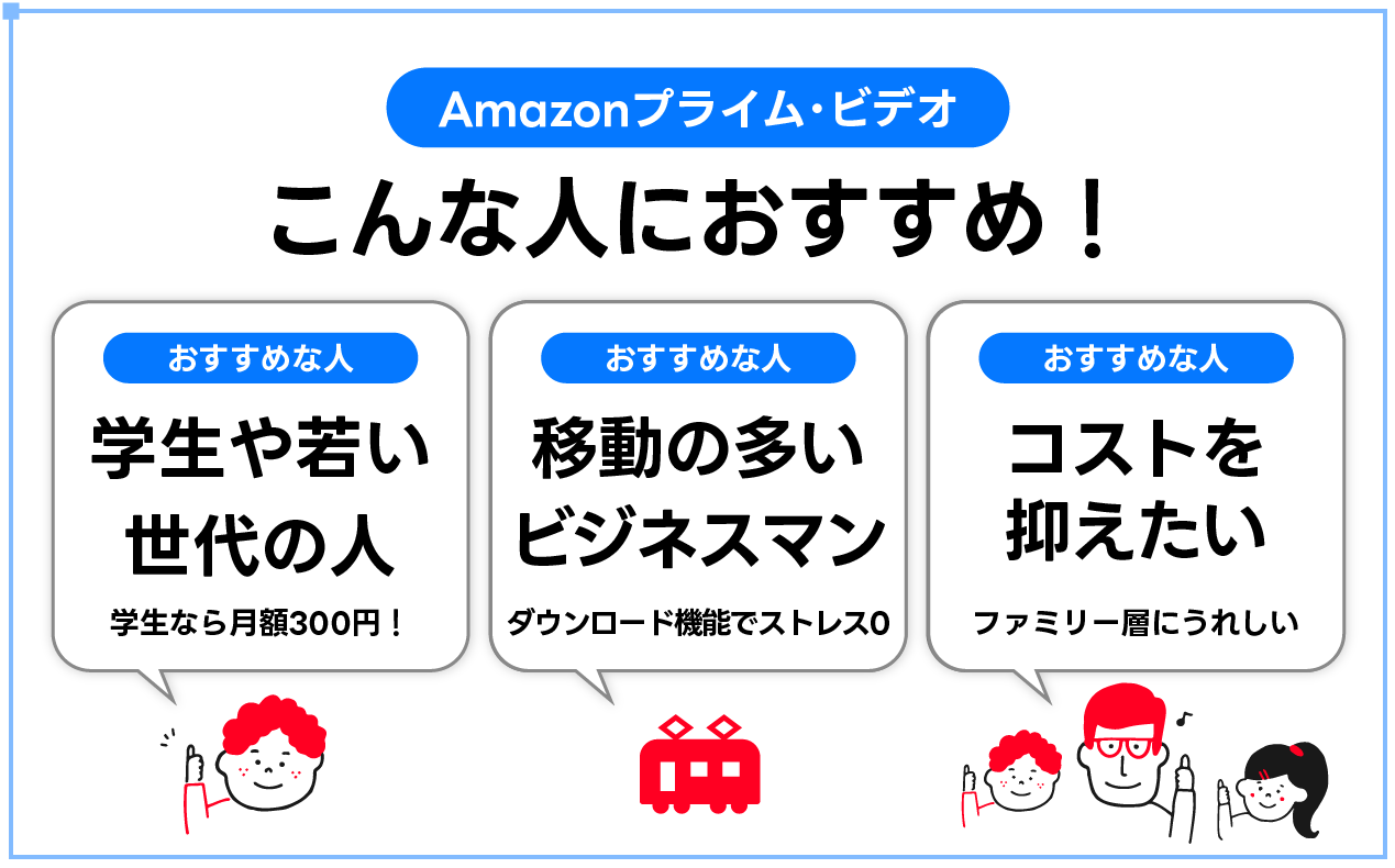 Amazonプライム・ビデオがおすすめな人