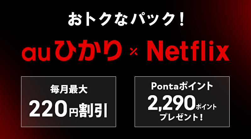 auひかりNetflixパック