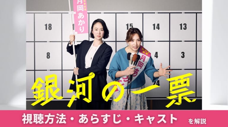 ドラマ『銀河の一票』全話視聴できる配信サービス・あらすじを解説します