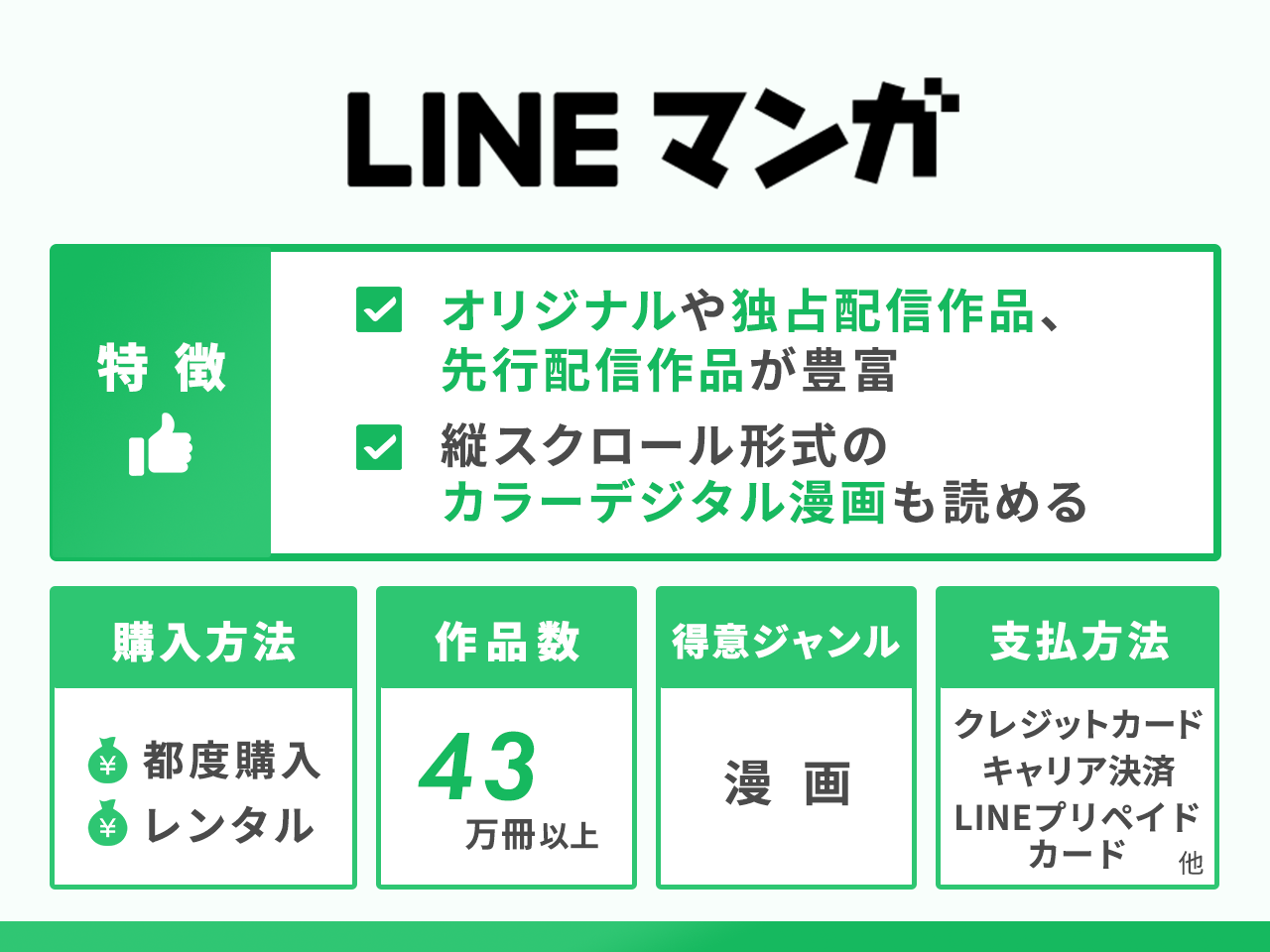 LINEマンガの特徴まとめ
