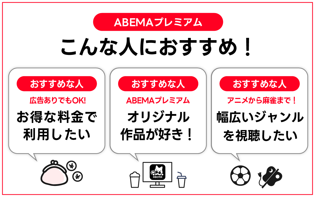 料金プランが選べる！ABEMAプレミアムがおすすめな人を紹介