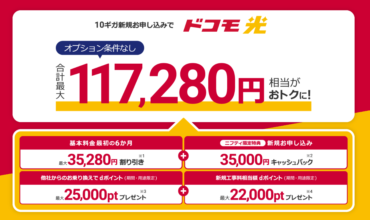 @nifty×ドコモ光