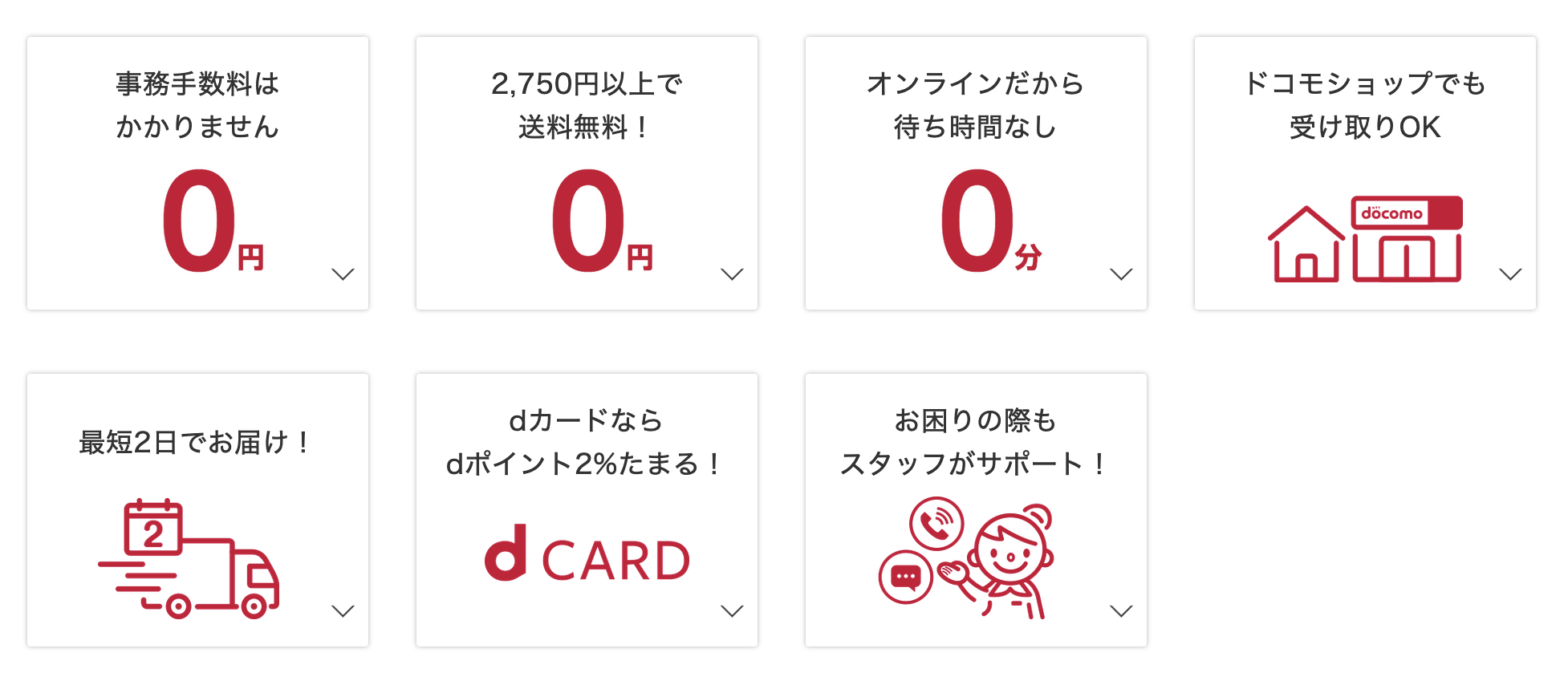 ドコモオンラインショップのメリット