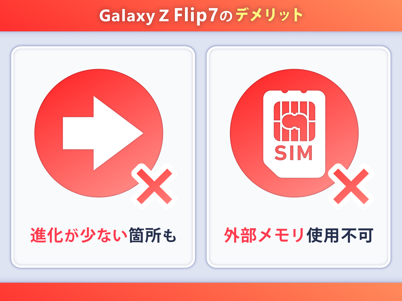 Galaxy Z Flip7とGalaxy Z Flip6
