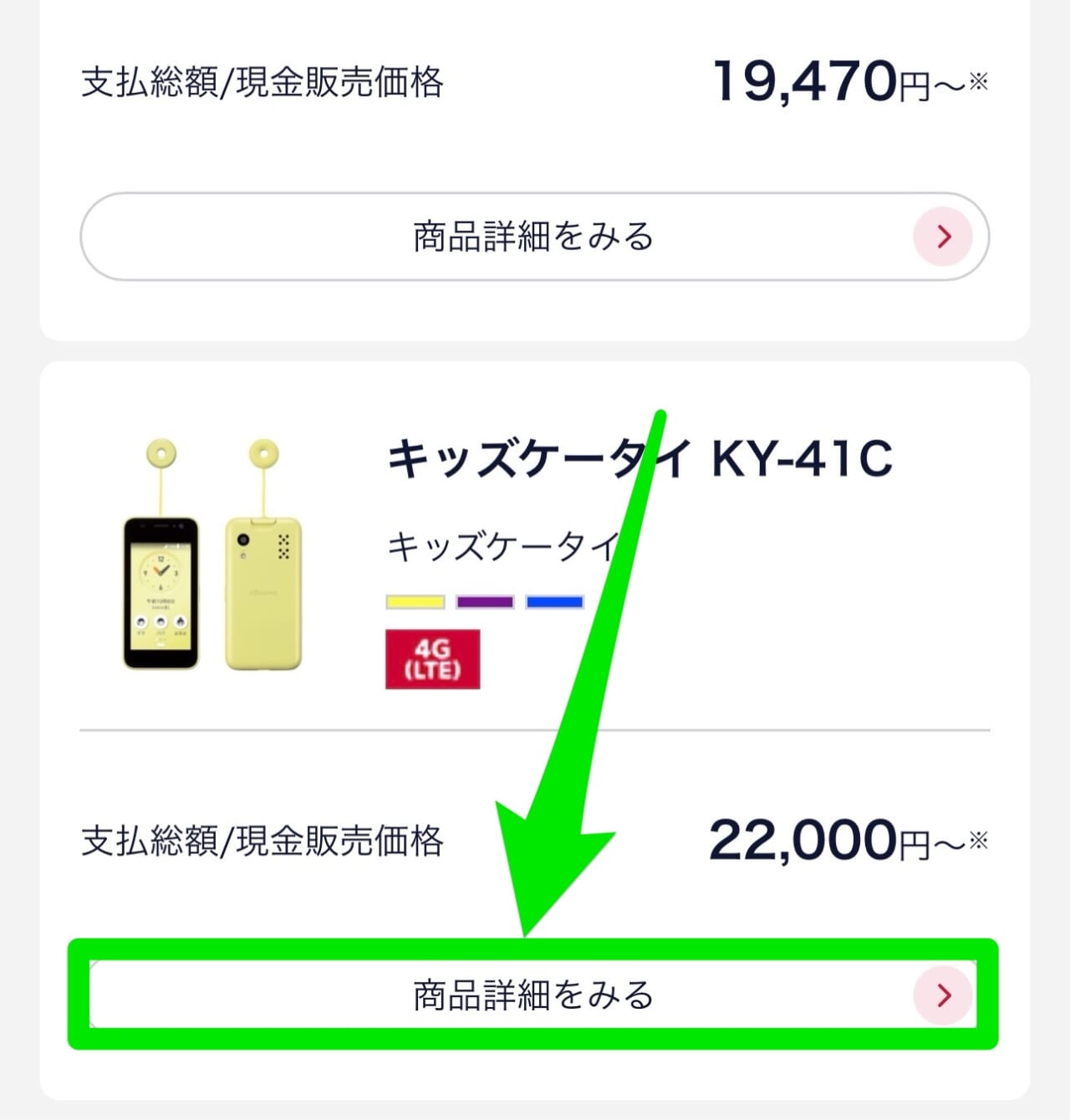 ドコモオンラインショップ申し込み手順-3