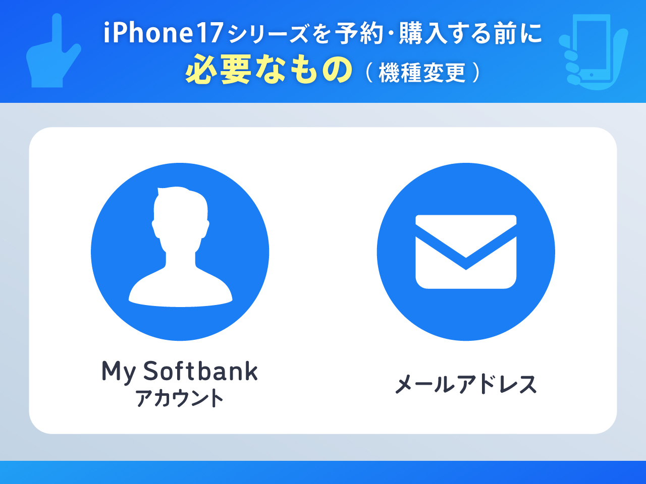 ソフトバンクのiPhone17シリーズを予約・購入する前に必要なもの