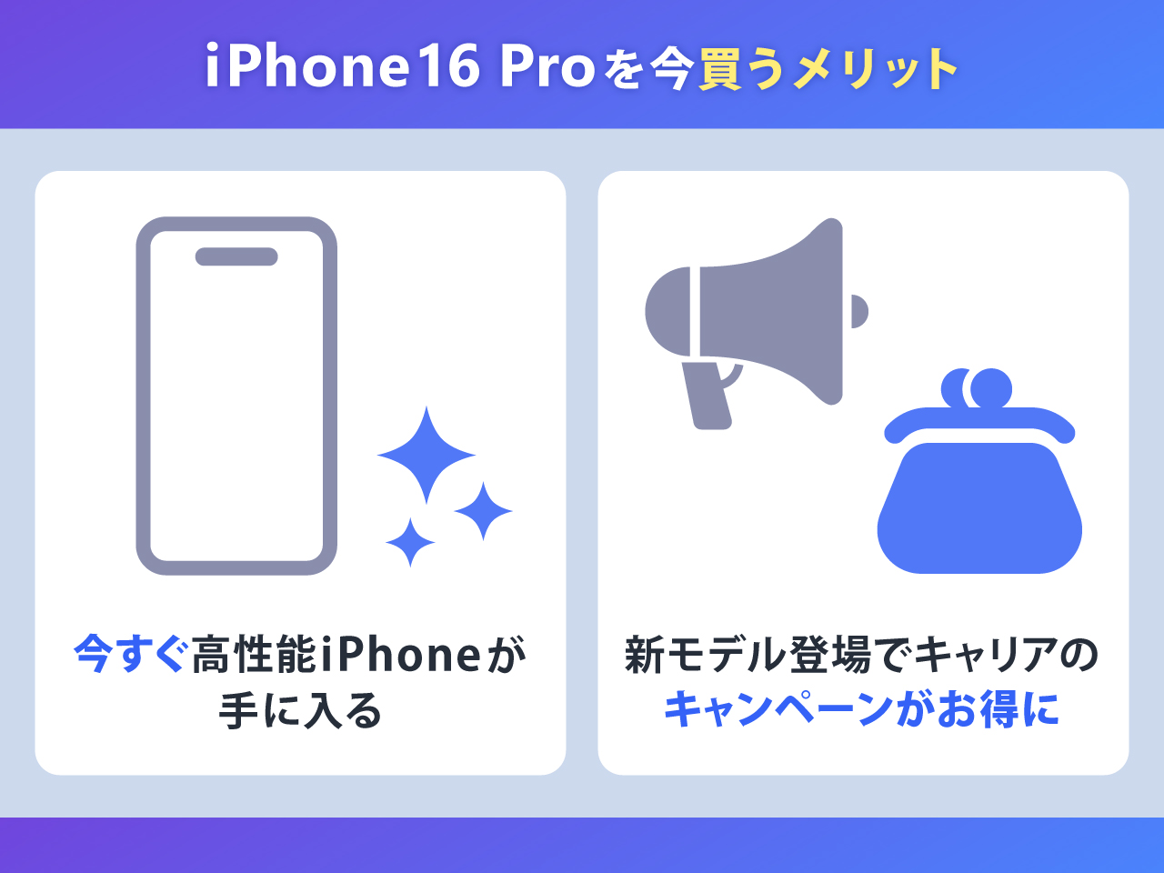 iPhone16 Proを今買うメリット