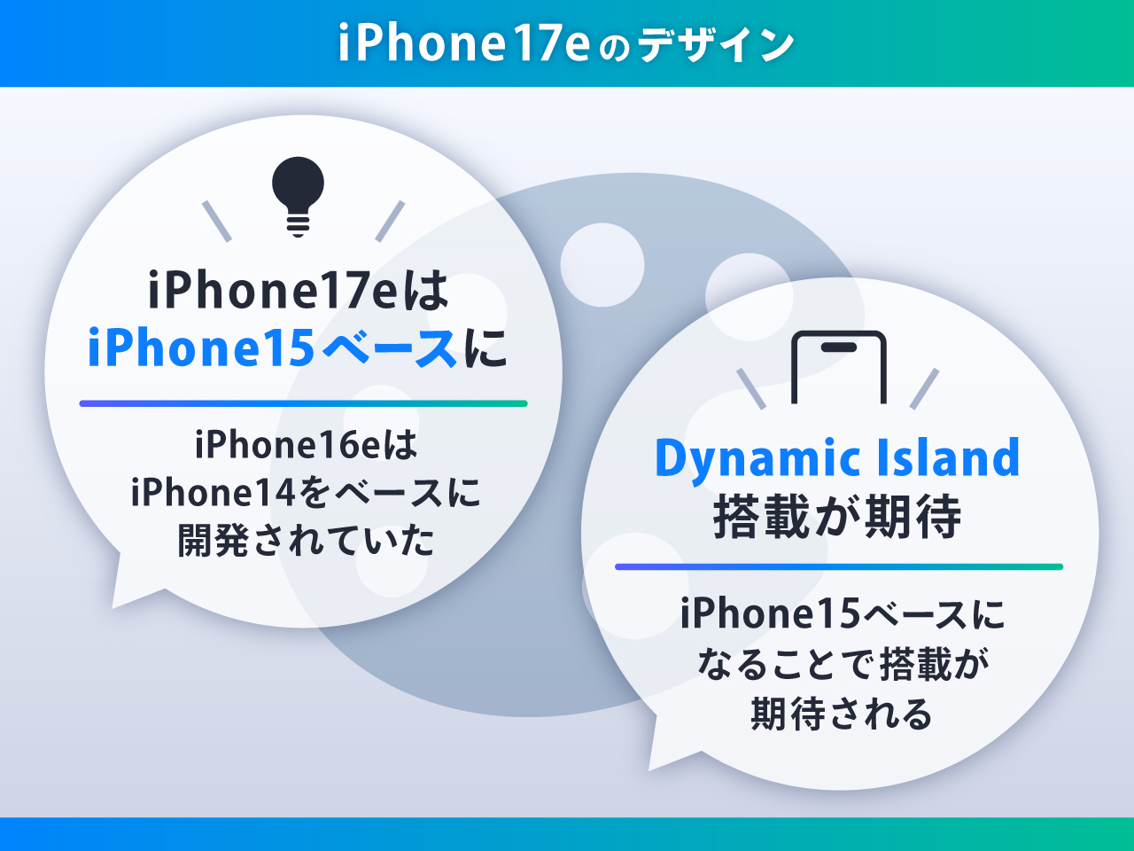 iPhone17eのデザイン