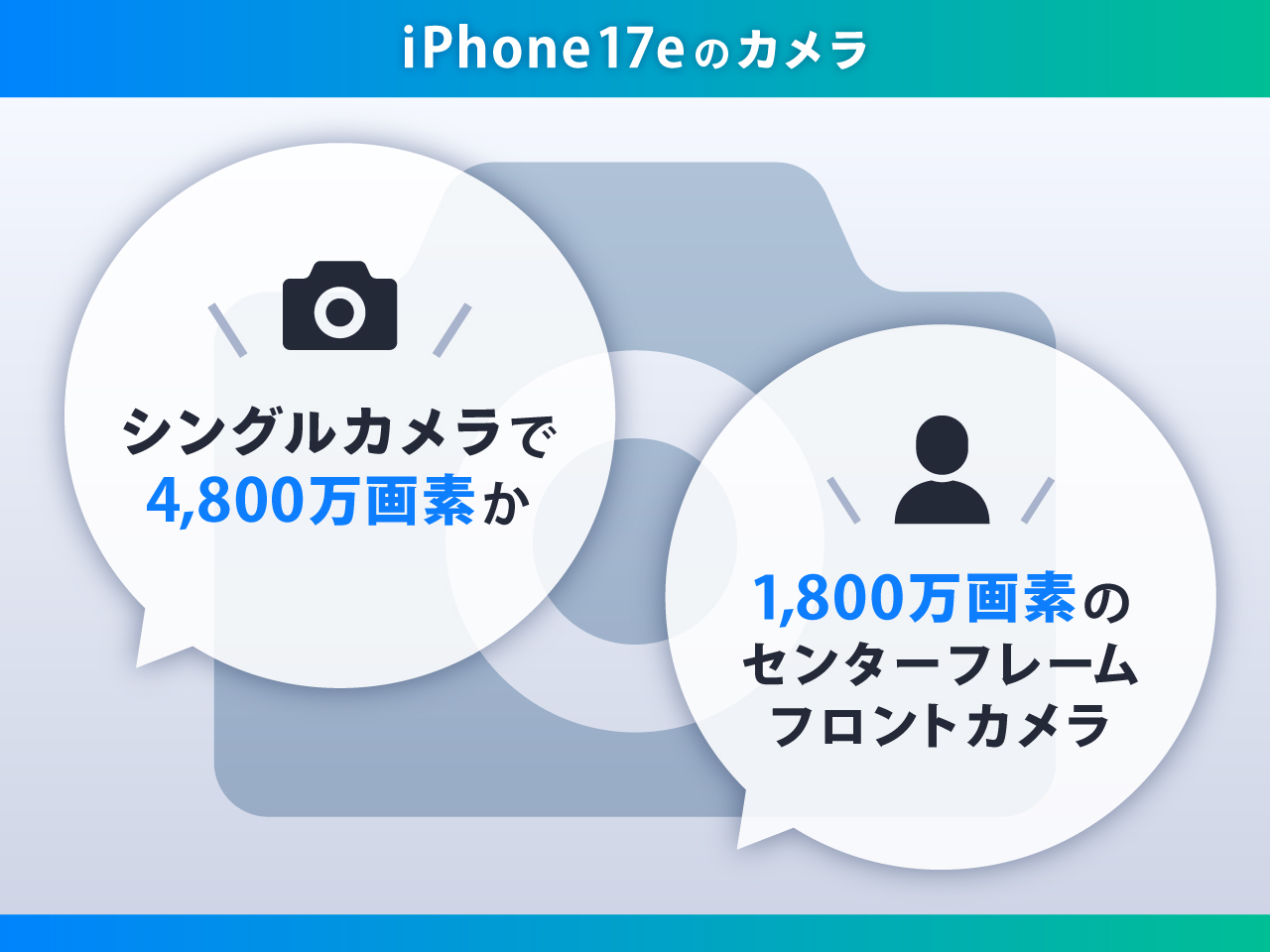 iPhone17eのカメラ
