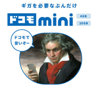 ギガを必要な分だけドコモmini