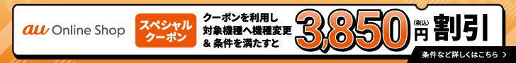 au online shop 3,850円割引