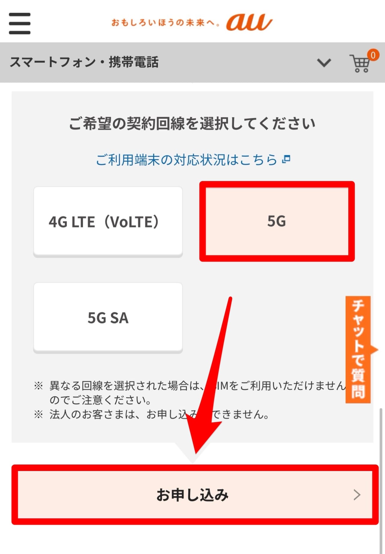 au SIMのみ契約-6