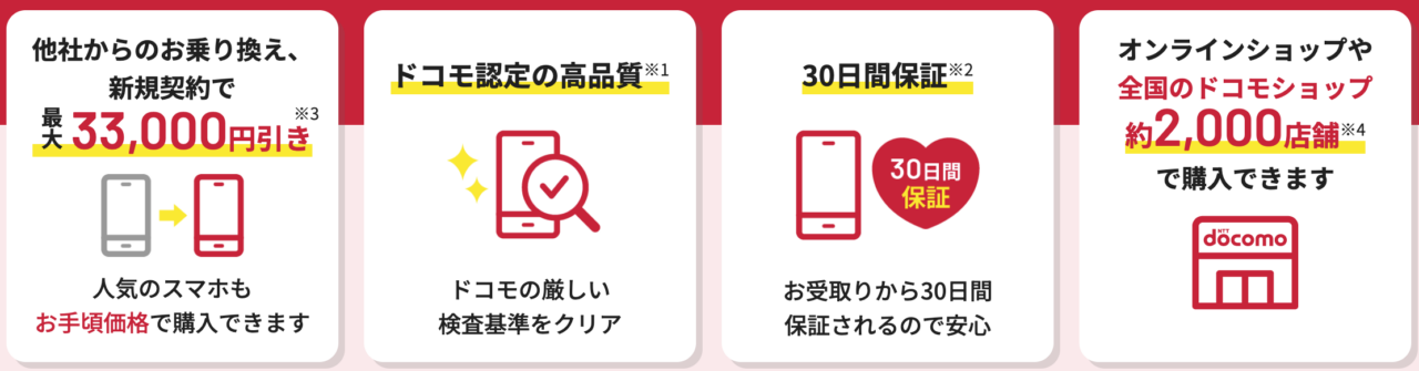 ドコモ認定中古