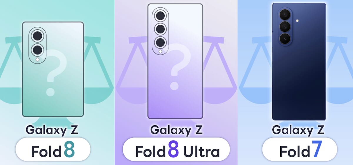 Galaxy Z Fold8・Fold8 UltraとFold7の比較