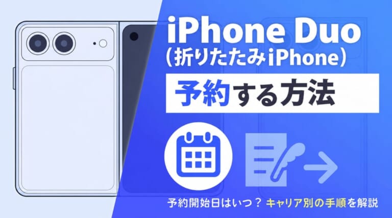 iPhone Duo(折りたたみiPhone)を予約する方法