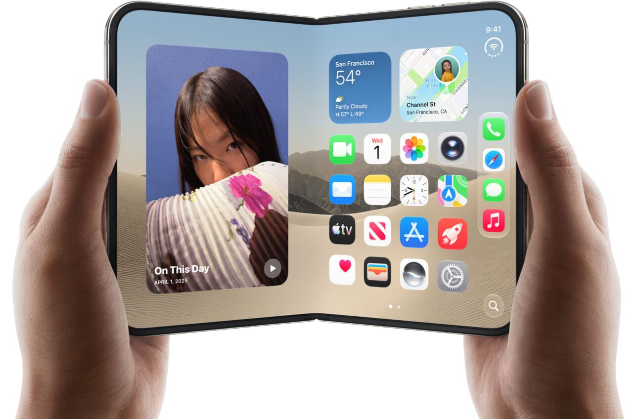 iPhone Duoを開いた状態