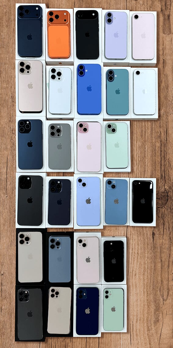 歴代iPhoneシリーズ