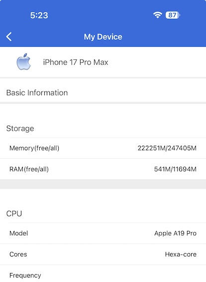 iPhone17 Pro Max