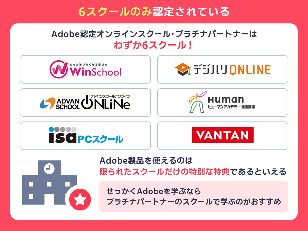 6スクールのみ認定