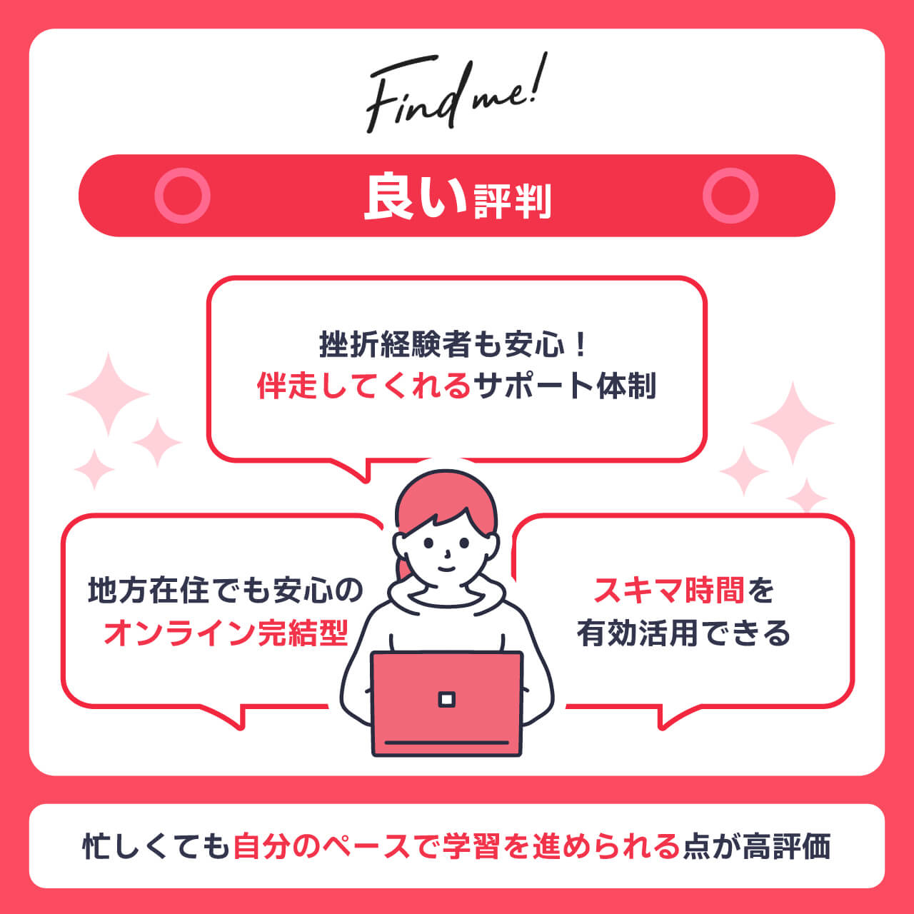 Find me!の良い評判