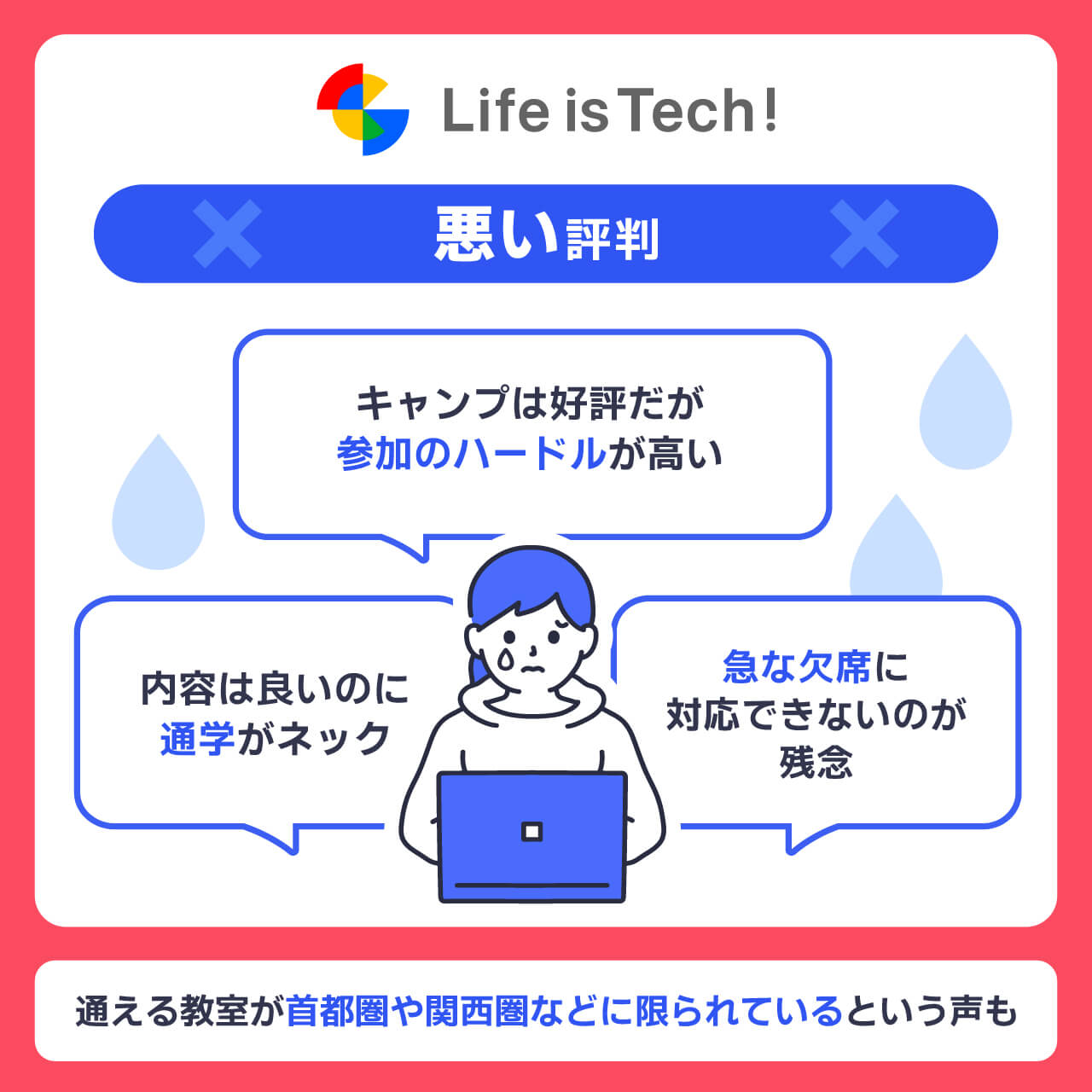 Life is Tech !の悪い評判