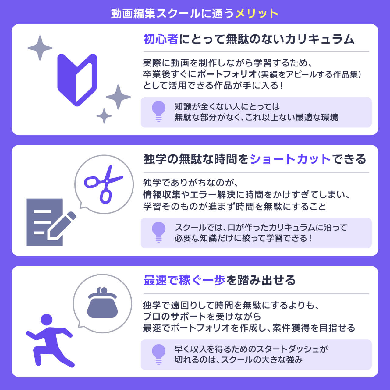 動画編集スクールに通うメリット