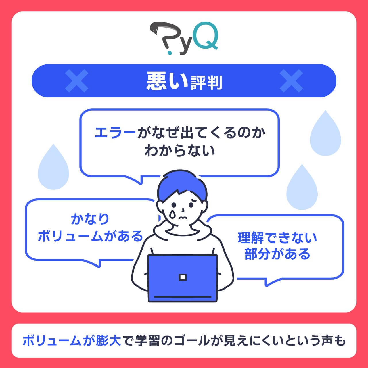 PyQの悪い評判