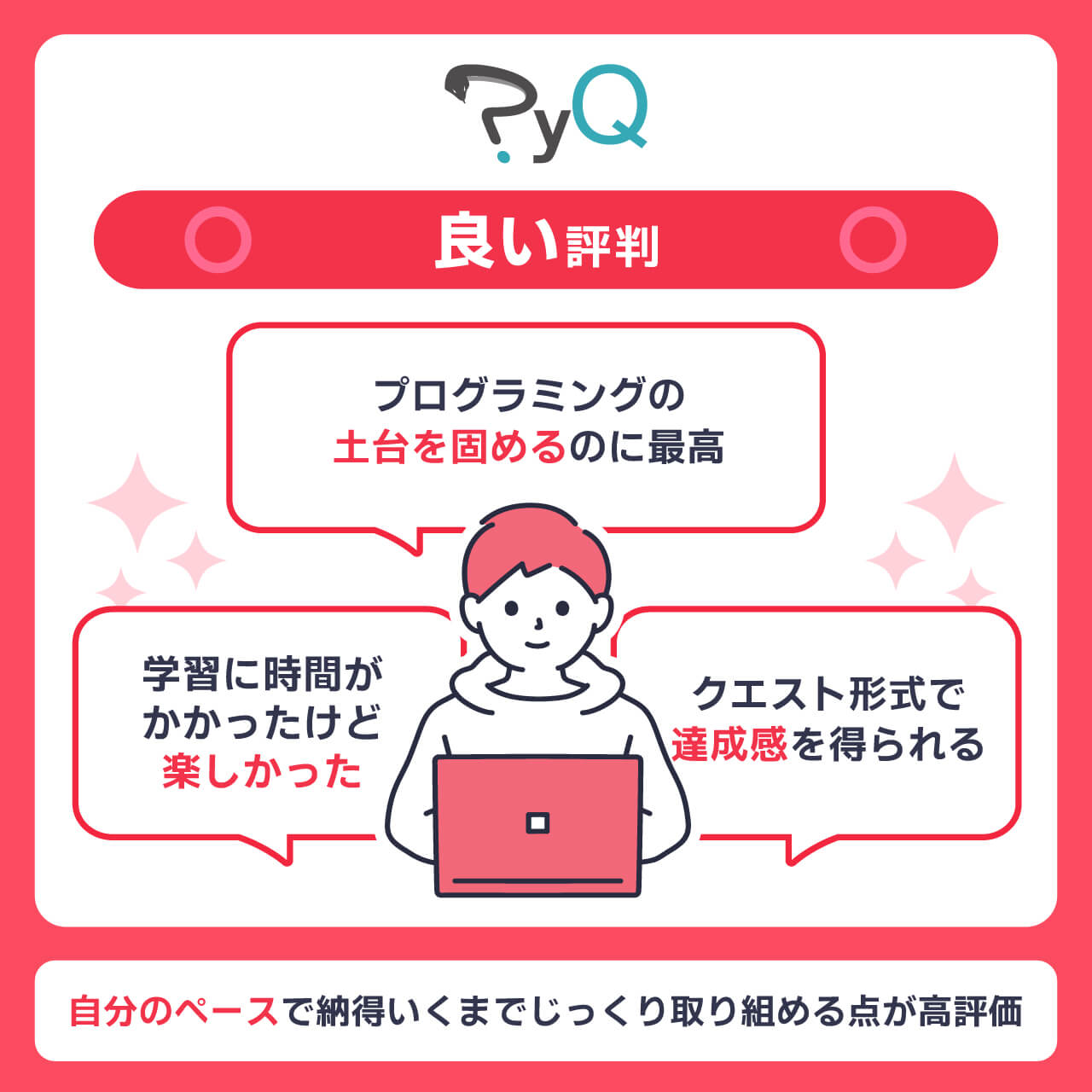 PyQの良い評判