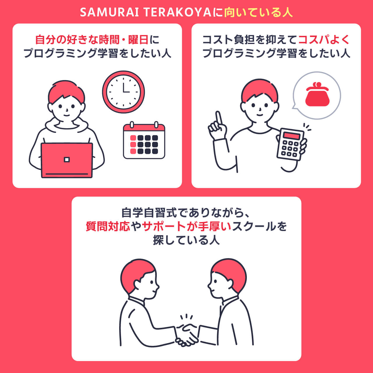 SAMURAI TERAKOYAに向いている人