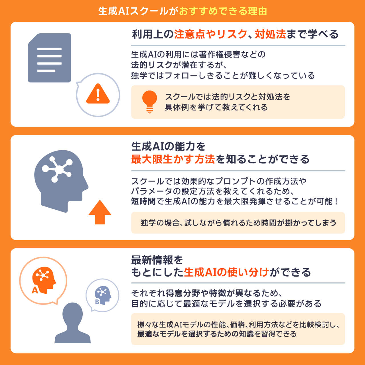 生成AIスクールがおすすめできる理由