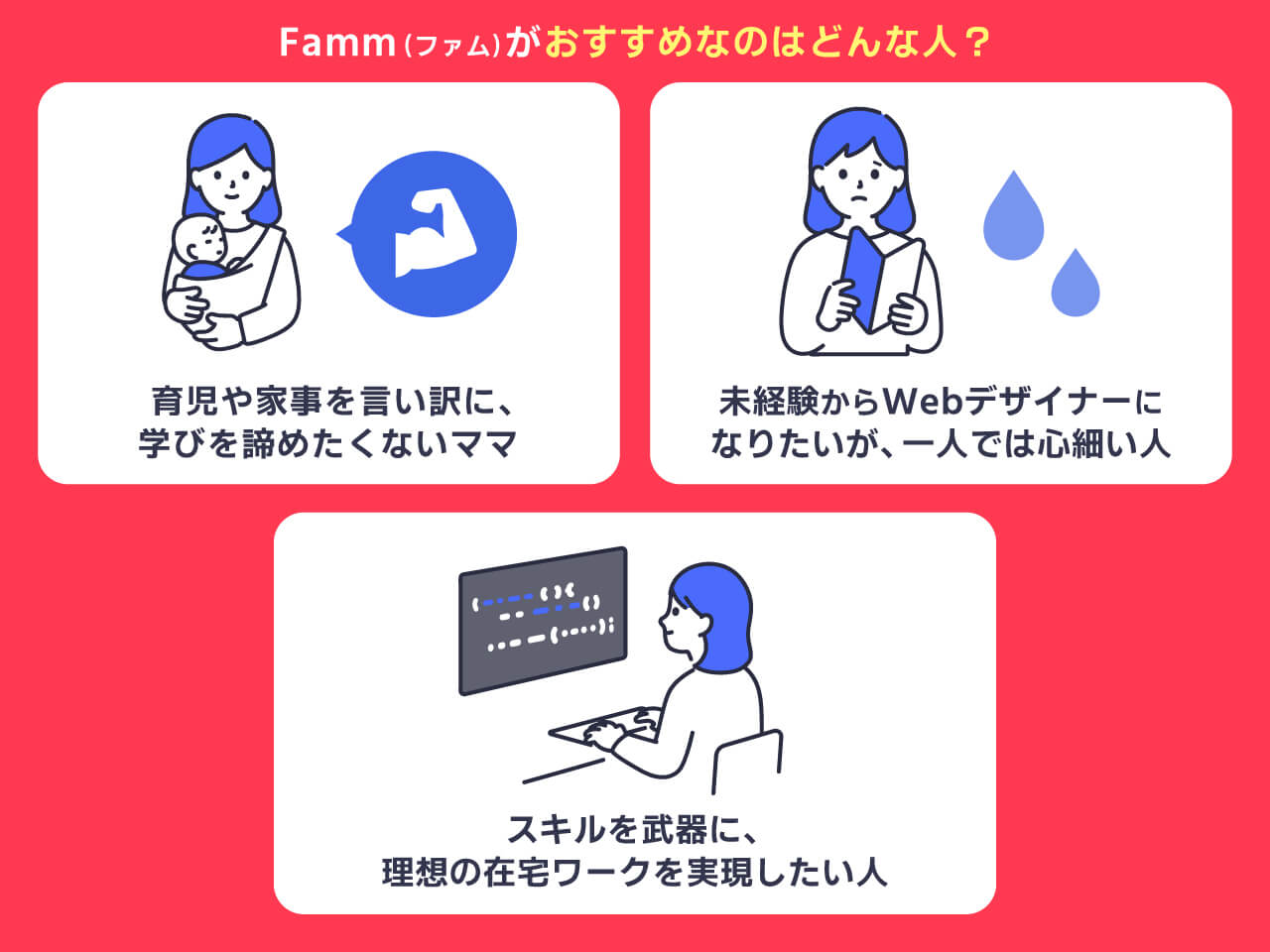 Fammがおすすめなのはどんな人？