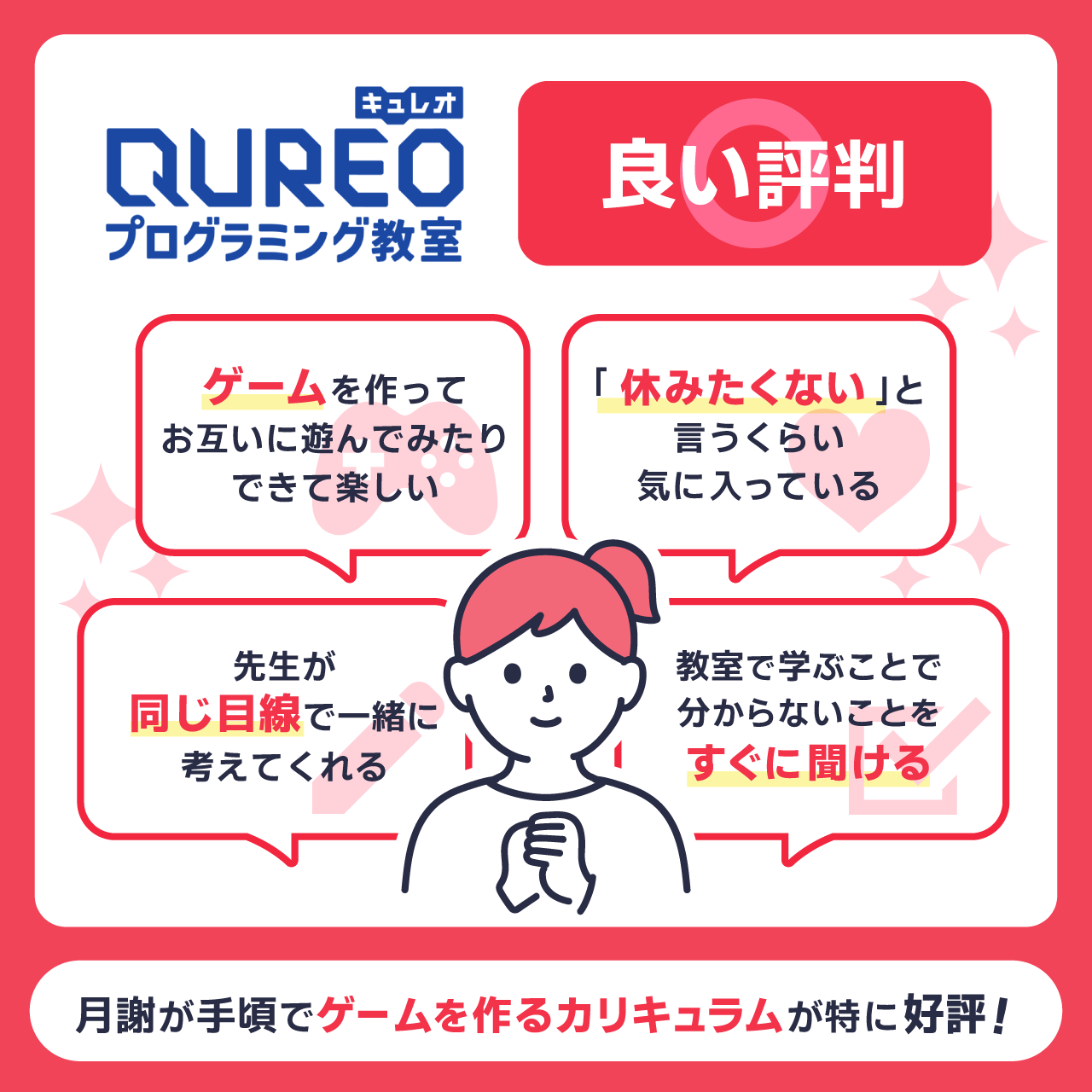 キュレオの良い口コミ