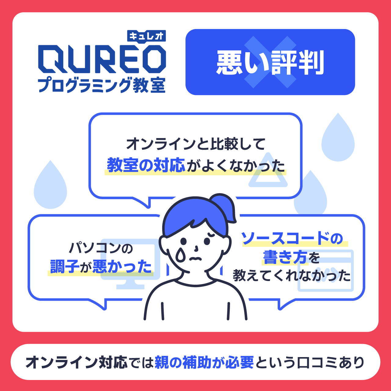 キュレオの悪い口コミ