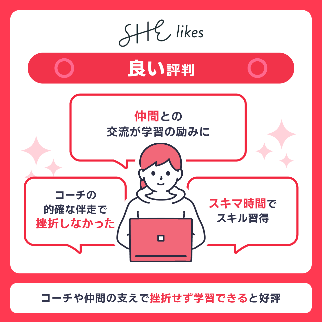 SHElikesの良い評判・口コミ