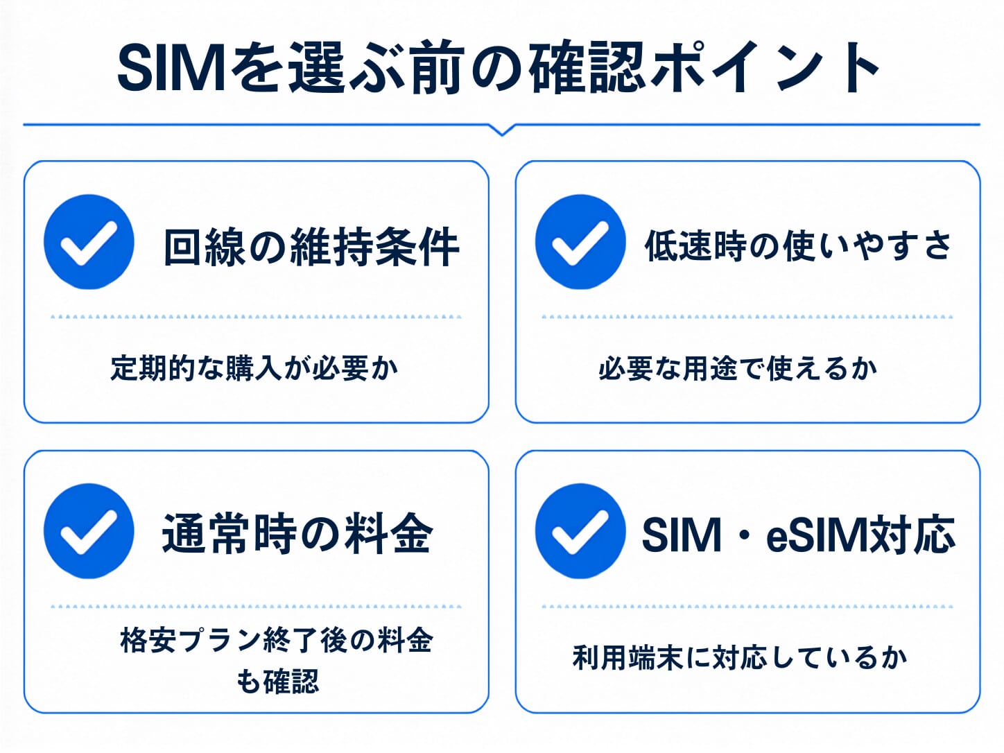 0SIMのような使い方をしたい人が注意すべきこと