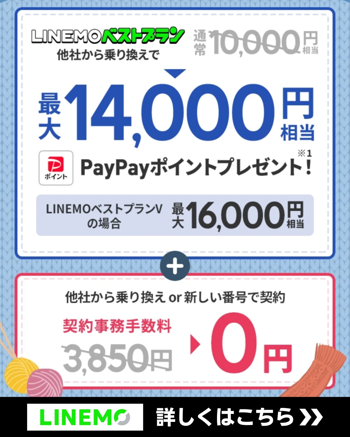 LINEMOのポイント還元キャンペーン(期間限定増額中)の詳細