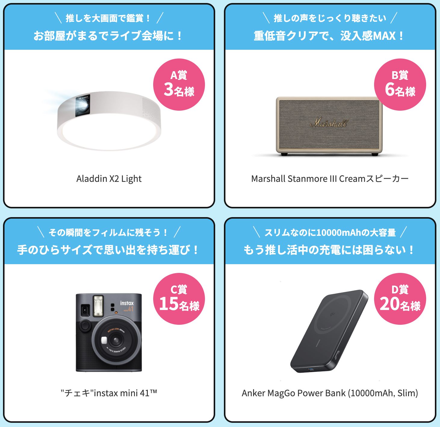 LINEMO週穫祭！真夏の推し活大豊作キャンペーンの対象商品