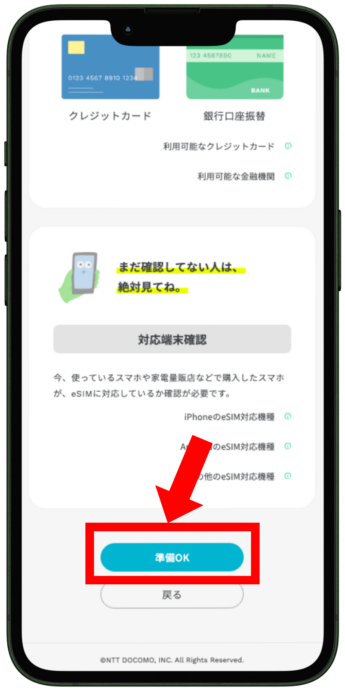 ahamoの申し込み手順