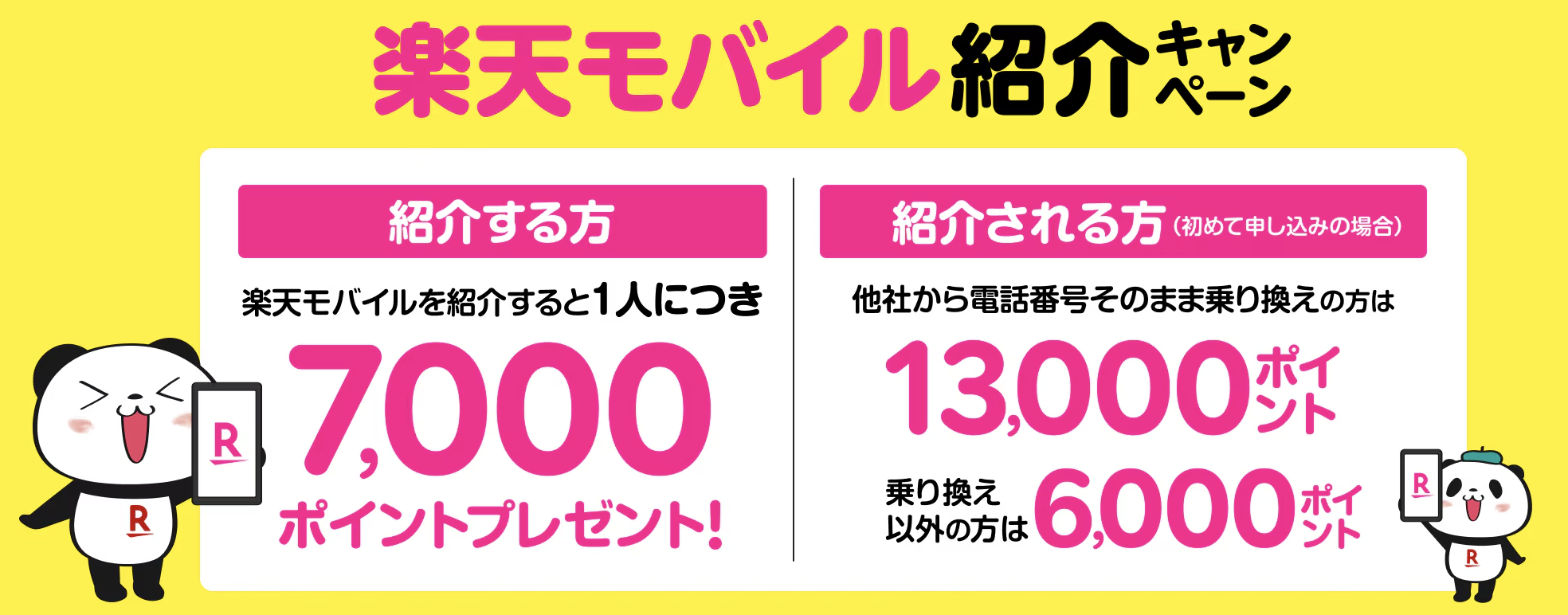 楽天モバイル紹介キャンペーン
