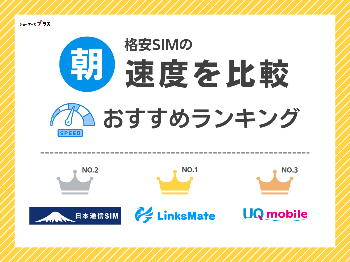 格安SIMの「朝」の速度を比較して解説