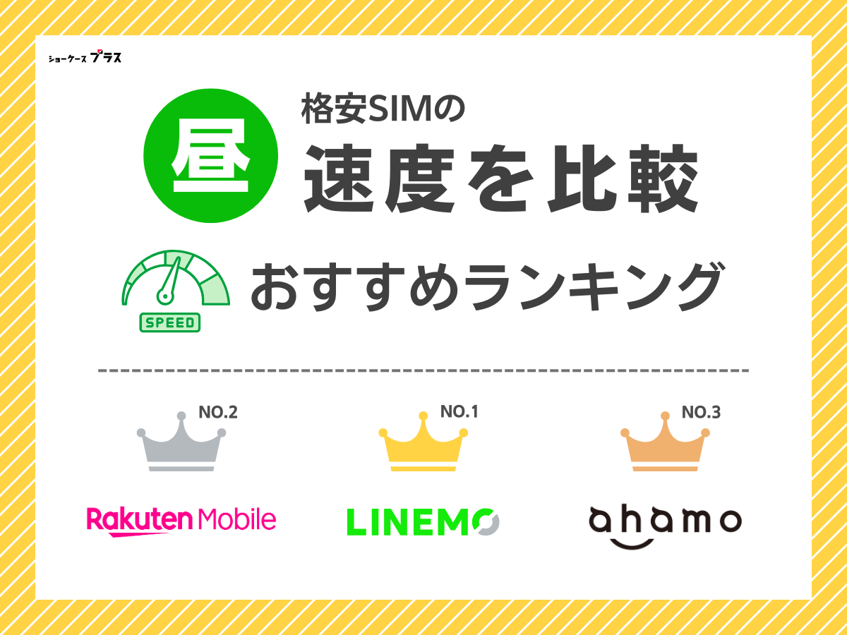 格安SIMの「昼」の速度を比較して解説