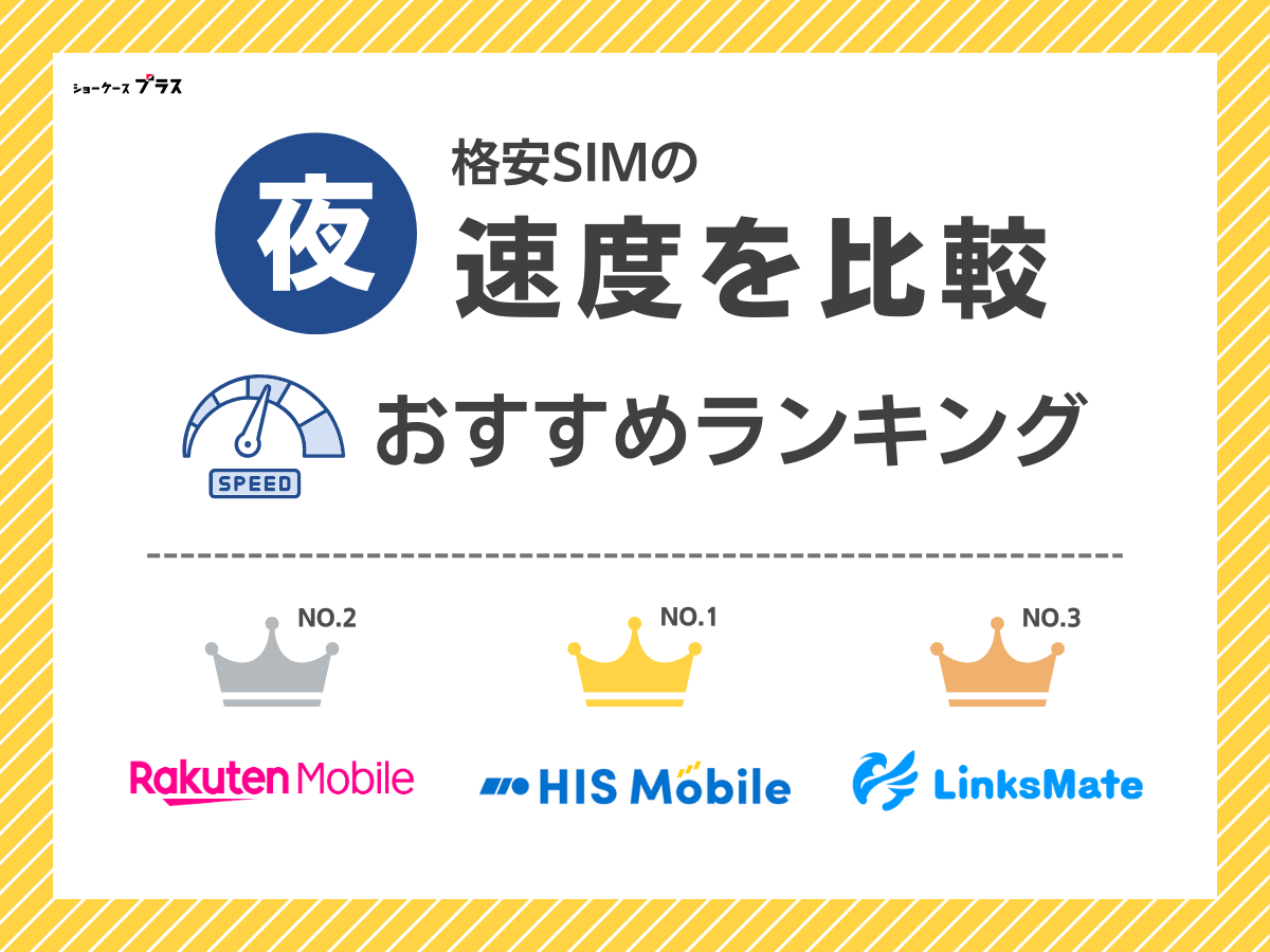 格安SIMの「夜」の速度を比較して解説