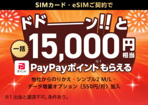 ワイモバイルヤフー店のポイント還元キャンペーン