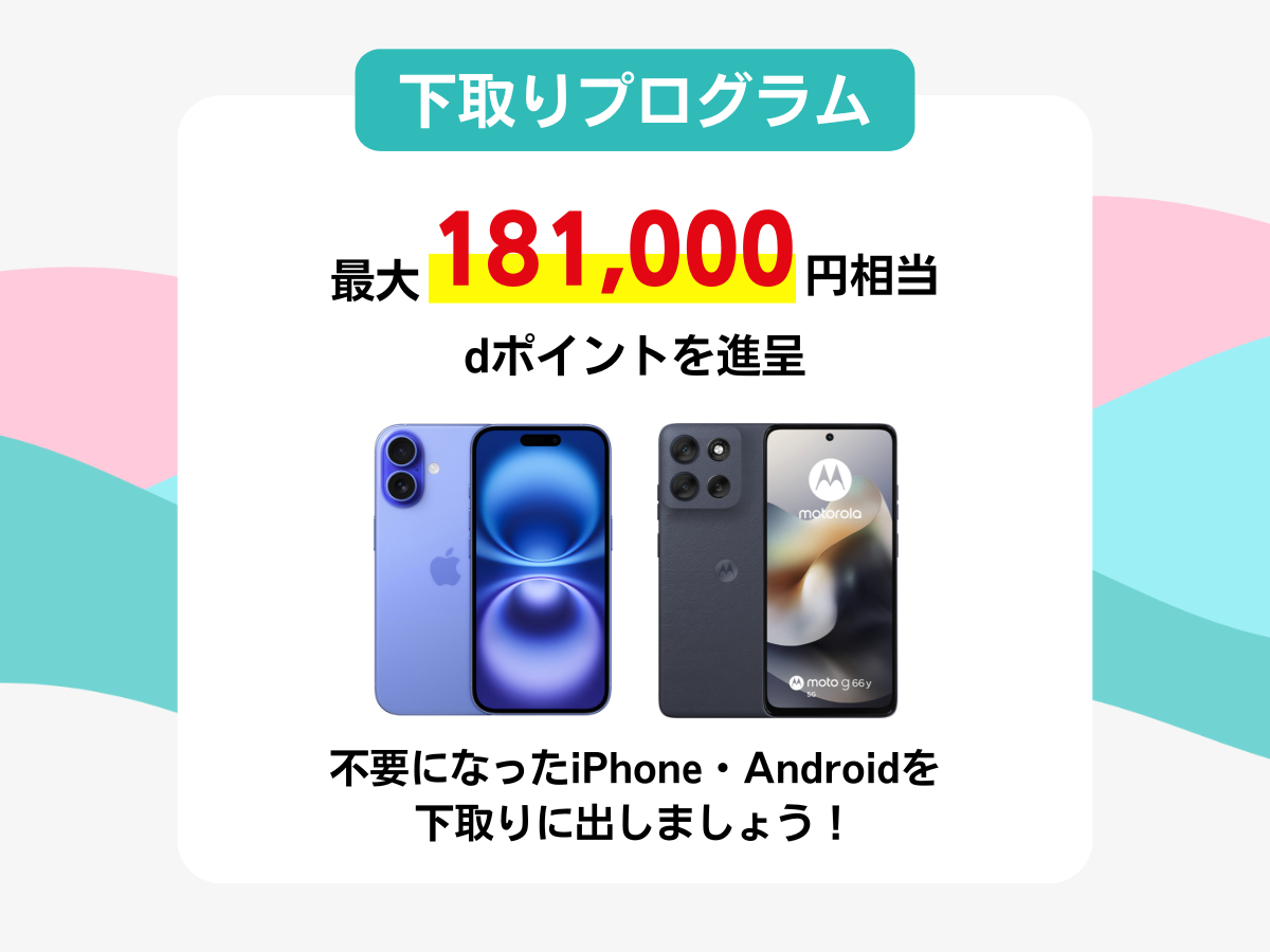 ahamoの下取りプログラムを解説