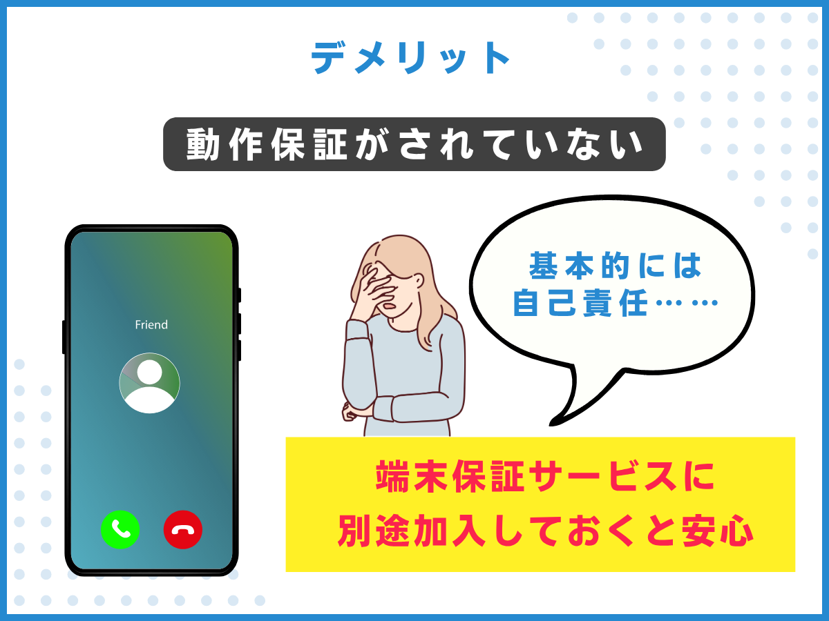 アップルストアで買ったiPhoneをUQモバイルで使うデメリット2